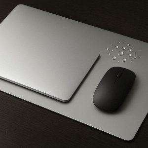 6 Aluminum Metal Desk Pad Sleek Modern Hard Mouse Pad Ultra Thin Waterproof Gaming Desk Mat for Apple Mac
